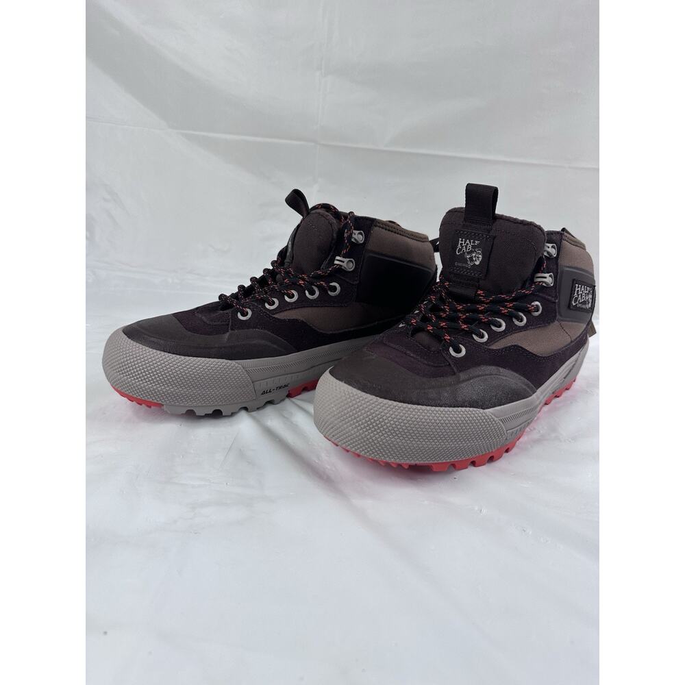 Vans MTE Half Cab Gore-Tex Brown Comfort Ultracushion Insulated Men 8.5 Women 10